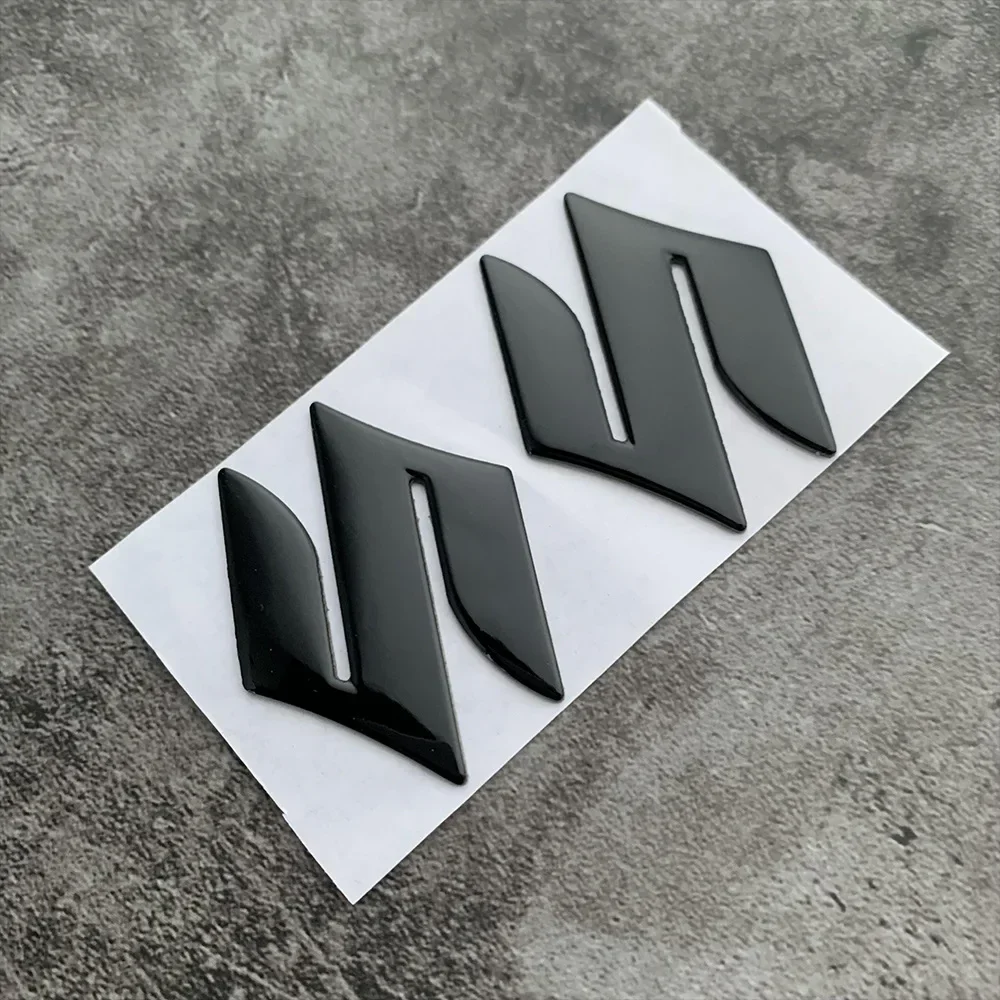 3D наклейки для мотоцикла Suzuki наклейка на бак Золотая эмблема 2 шт.