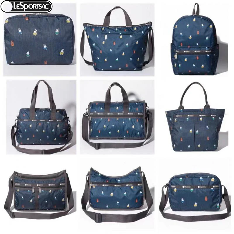 

Kawaii Miffys аниме мультфильм Lesportsac Косметичка ручная сумка через плечо сумка-мессенджер рюкзак коллекция G726