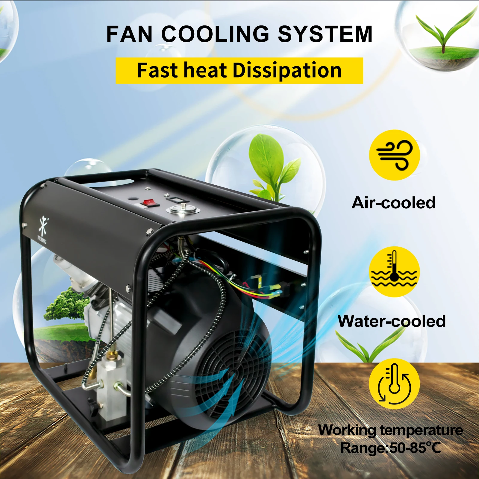 TUXING TXED012 300Bar PCP Воздушный компрессор 4500Psi Компрессор высокого давления с