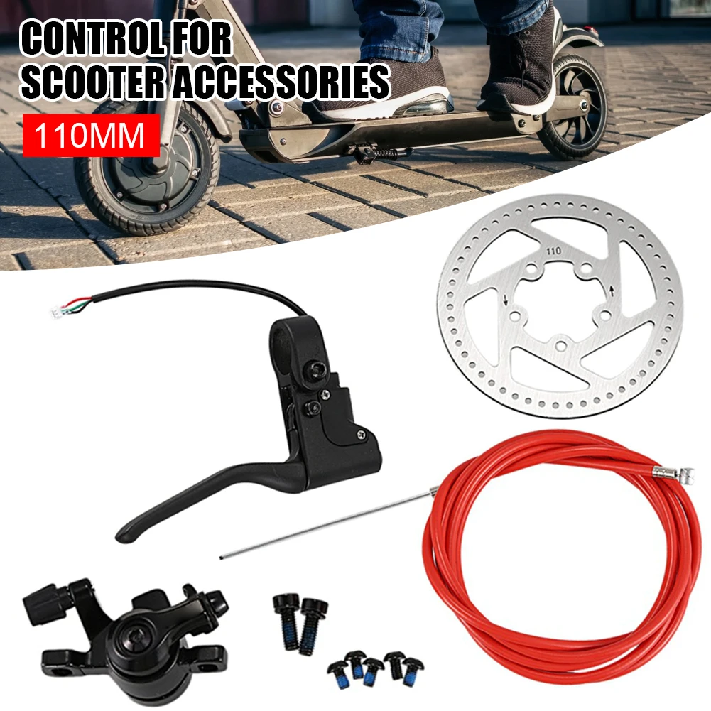 

Electric Scooter Disc Brake Kit with Brake Caliper Brake Cable Rotor Handle for Xiaomi M365/M365PRO Electric Scooter Accessories