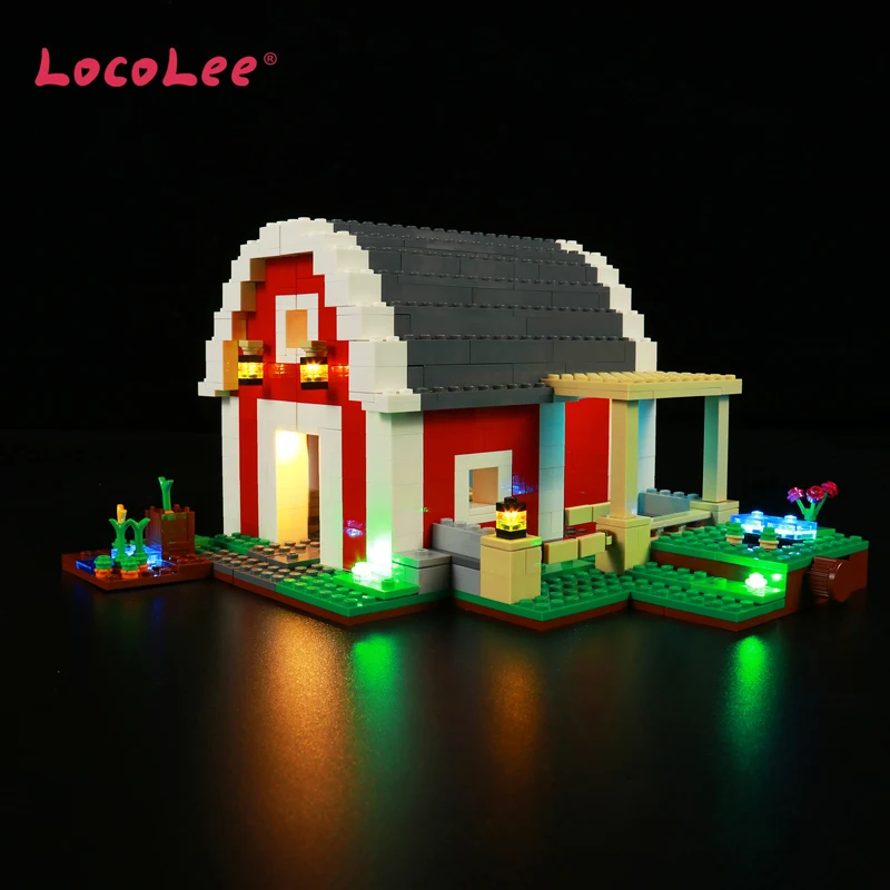 For 21187 The Red Barn Building Blocks Set (not Include The Model) Bricks Diy Toys For Children