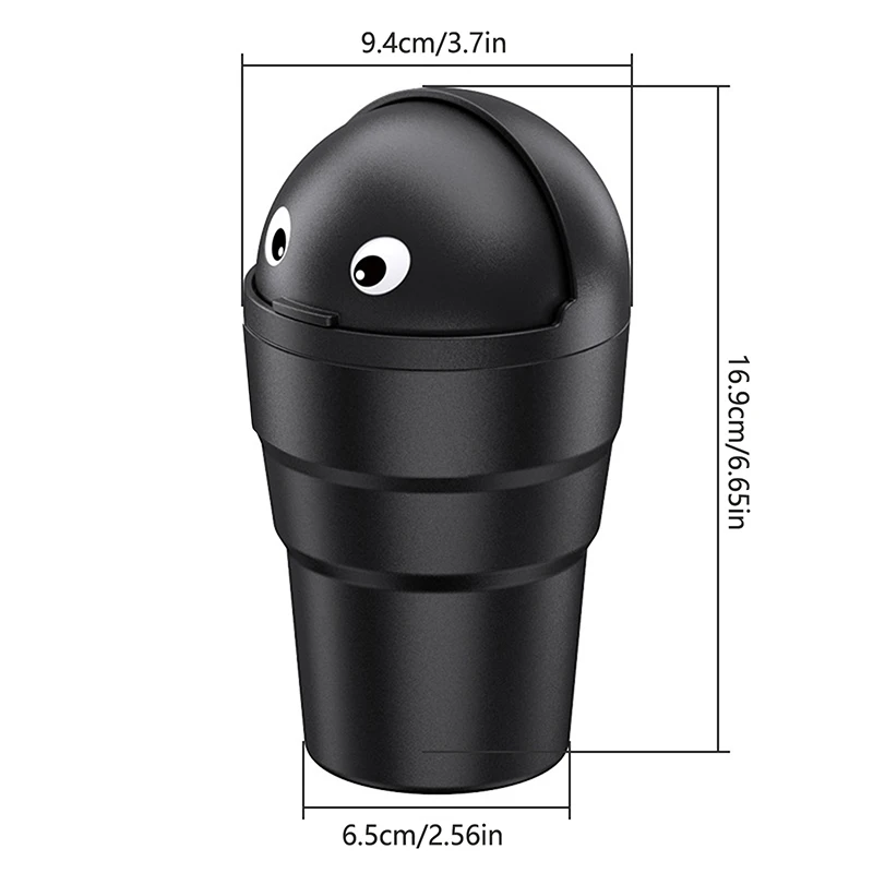 

Универсальный Автомобильный Мусорный Бак С Вращающейся Крышкой, Мини-автомобильный Органайзер, Контейнер Для Хранения