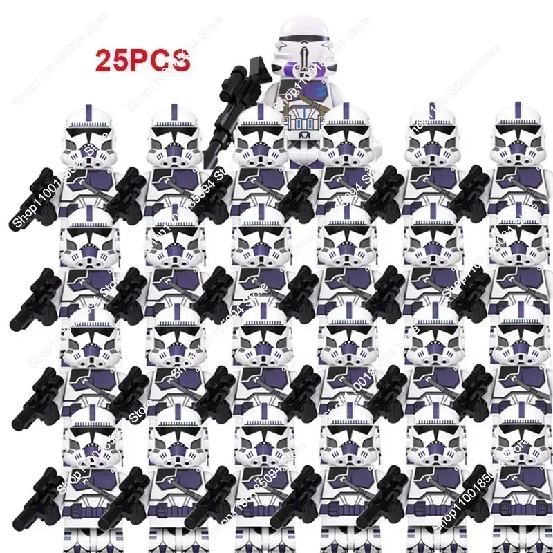 Горячие игрушки 25 шт. совместимые с Звездные войны Легион строительный блок