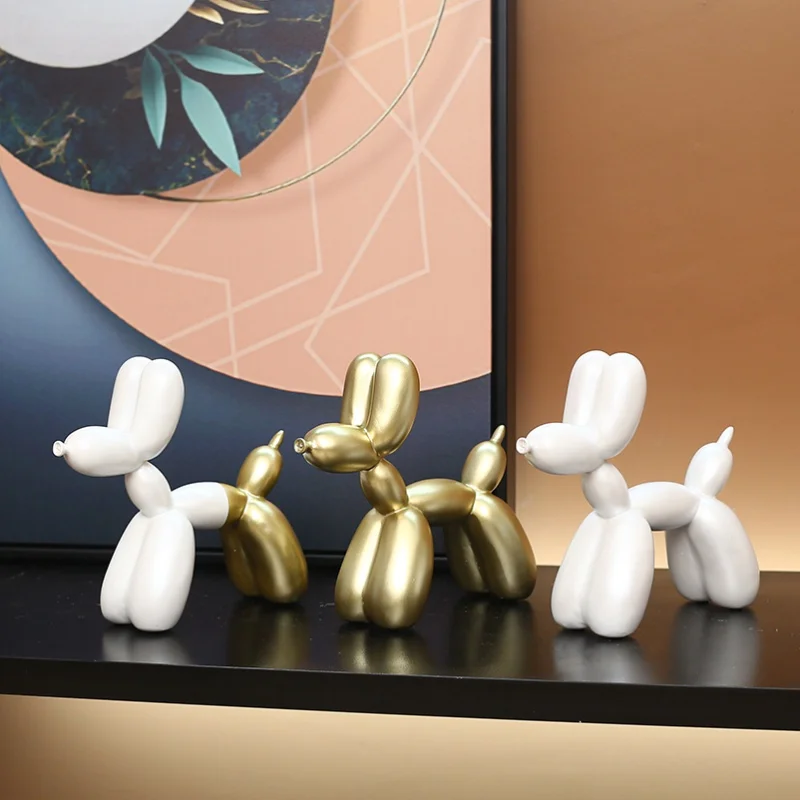 

Nordic Light Luxury Modern Creative Balloon Dog Decoration Model Room Bedroom Room Children's Room TV Cabinet Decorations