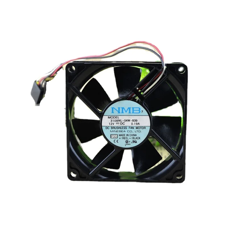 

New CPU cooling fan MNB 3108NL-04W-B39 12V 0.19A 8CM 8020 3-wire Cooler Fan Radiator 80*80*20mm