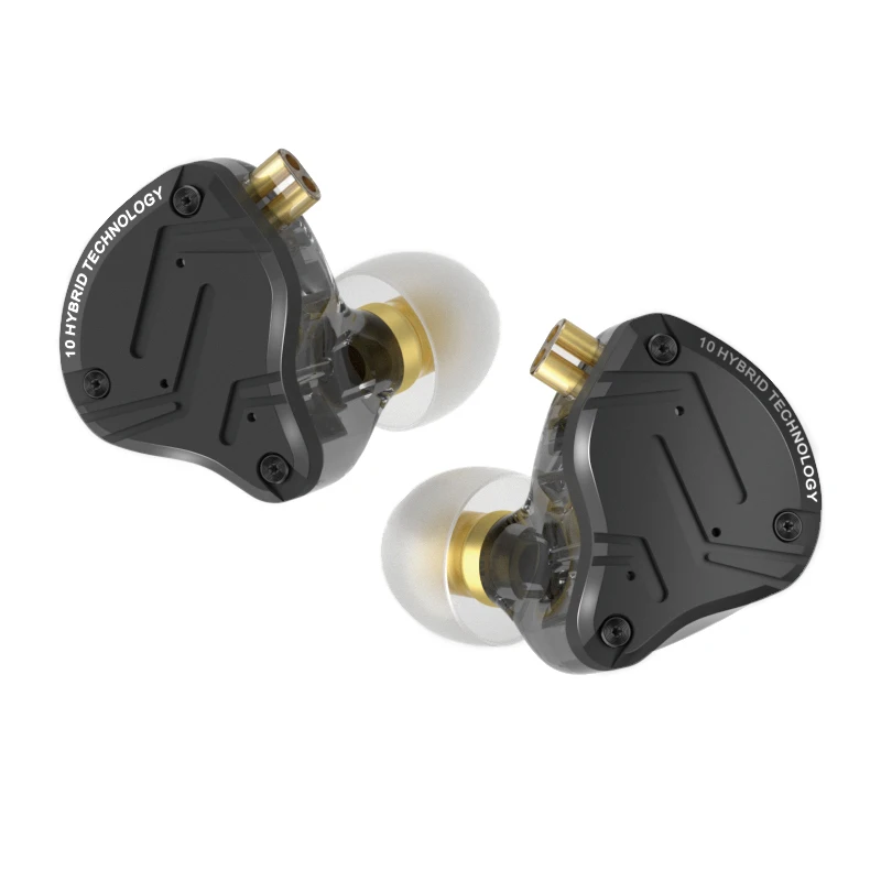 Фото Наушники KZ ZS10 PRO X HIFI Bass Metal Hybrid In-ear, спортивные, с шумоподавлением, KZ ZSN PRO, AS16 PRO, AS12, ZSX, ZEX №1