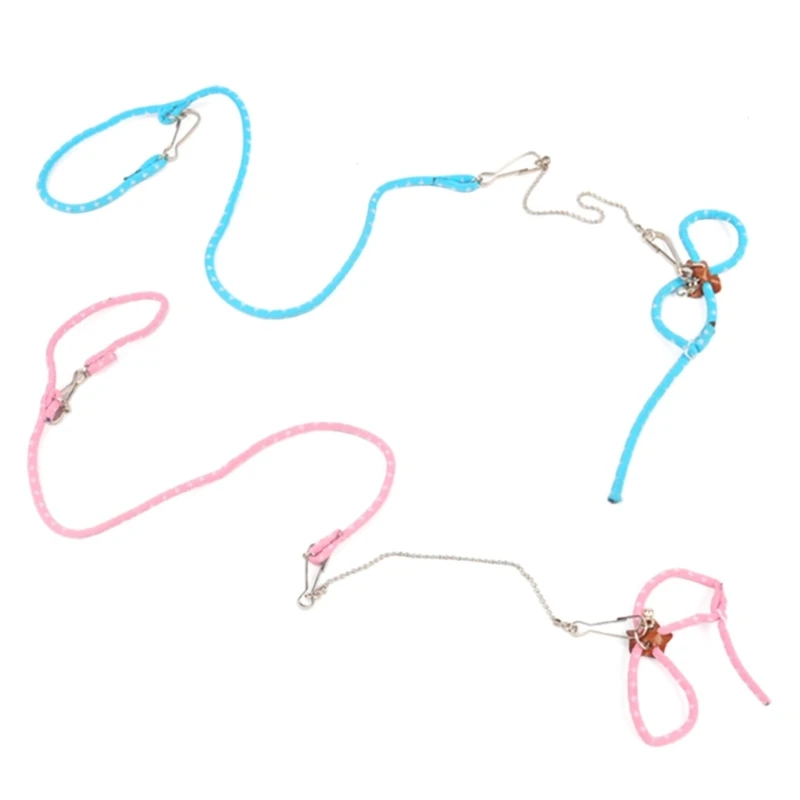 

Регулируемая шлейка и поводок для прогулок, круглая веревка для карликового хомяка, короткая мышь для хорька, Шиншилла, маленькое животное