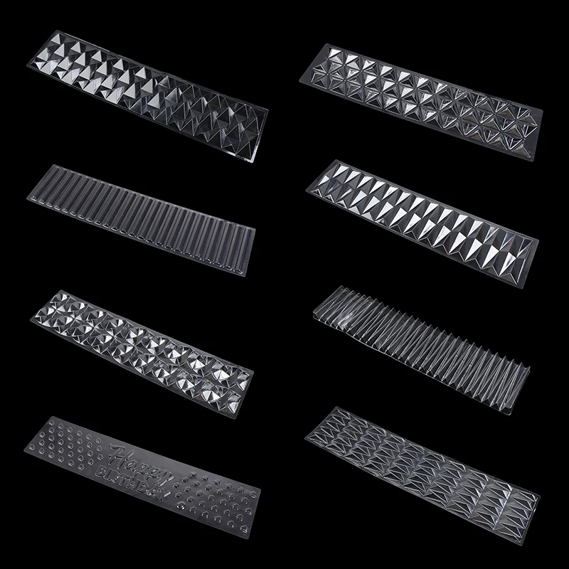 

3D Origami Design Lace Side Cake Border Diy Chocolate Mousse Template Plastic Cake Mold Cake Decorating Tool Bakeware