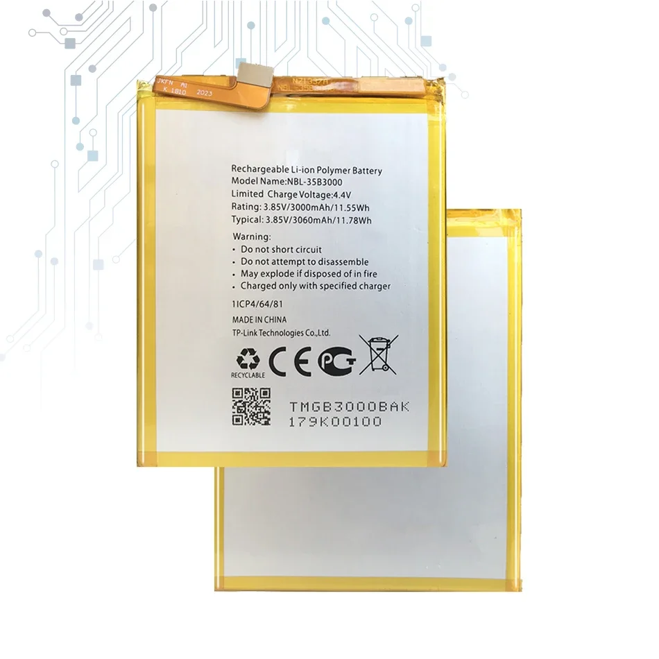 Новый аккумулятор NBL-35B3000 для TP-link Neffos C7 Y7 X9 TP910A TP910C TP913A Аккумулятор мобильного