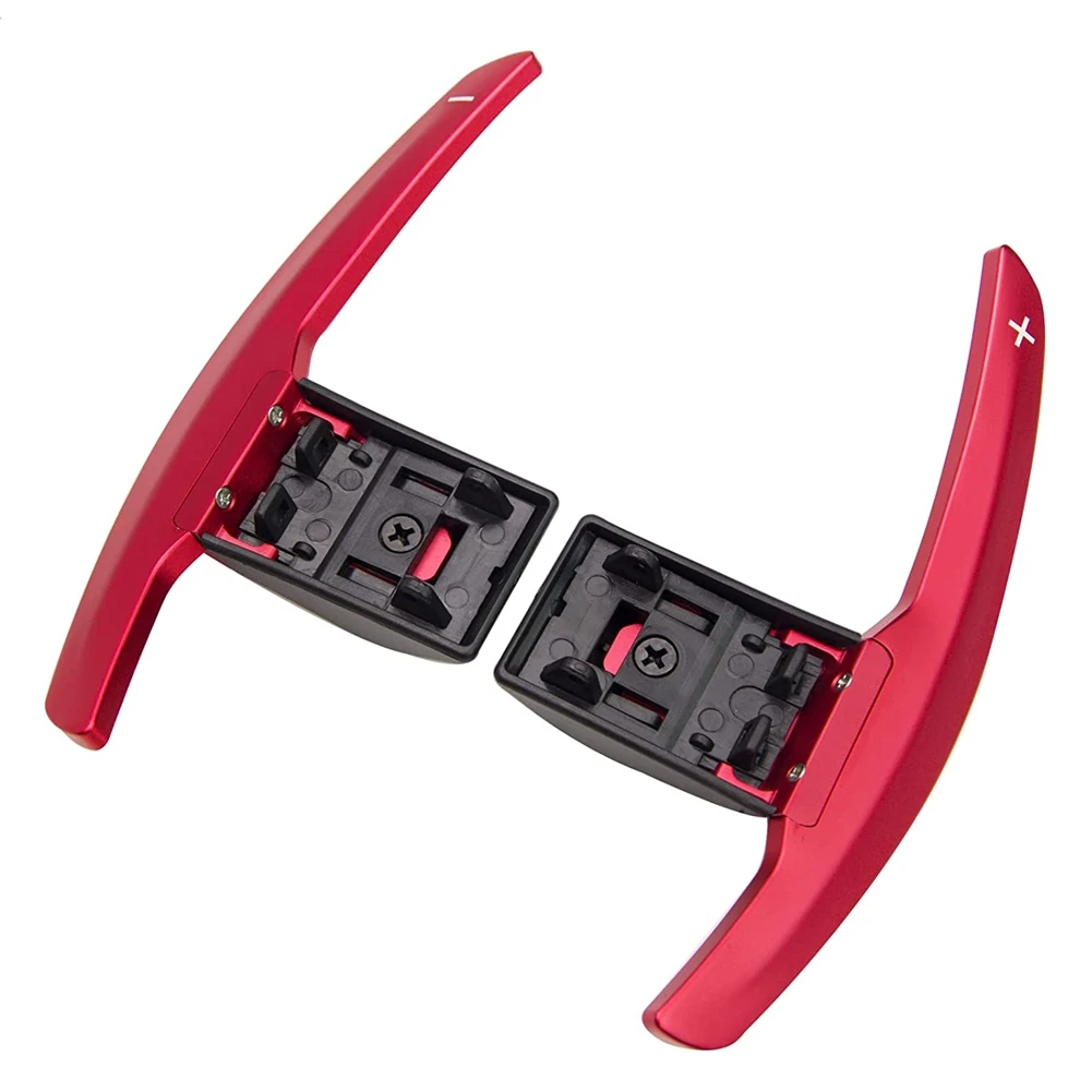 

Steering Wheel Paddle Shifter Extension Aluminum for-BMW 1 2 3 4 5 6 7 Series F10 F15 F20 F30 F36 F80 M2 X6 G20,Red