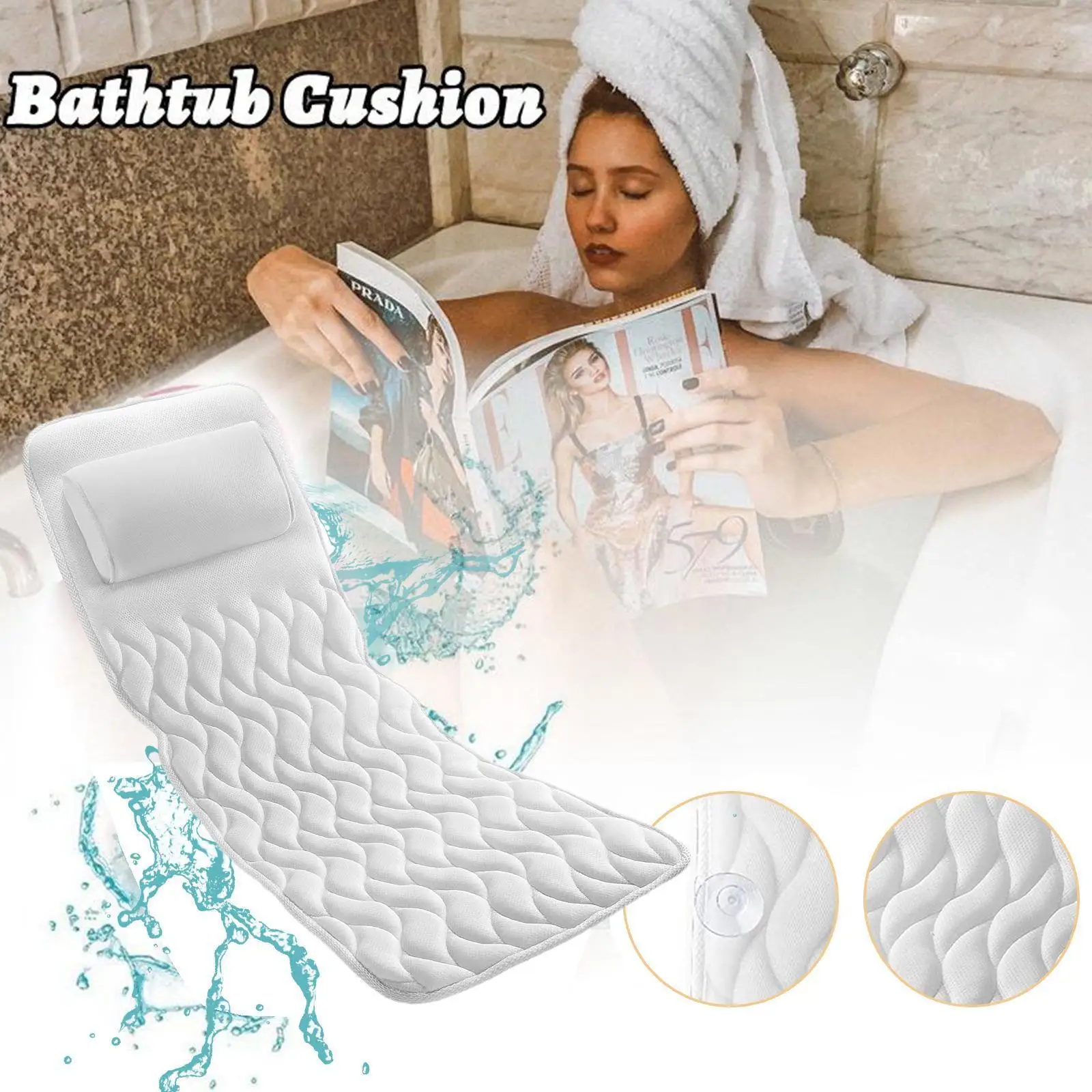 Thick Mat 3d Super Spa Bathtub Pad Layers Mesh Mattress Brea