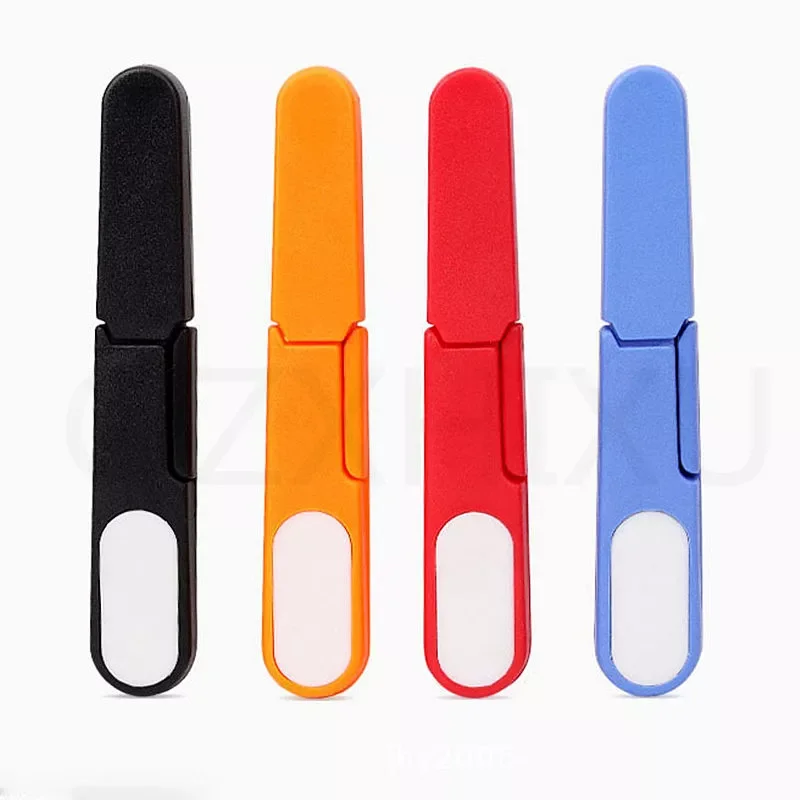 

1Pcs Fishing Scissors Stainless Steel Trimmer Cross-stitch Clipper Snip Thread Cutter With Cover Sewing Scissors Accessory Tools