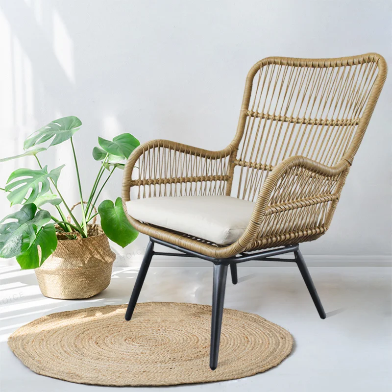 

Обеденные стулья из ротанга кухонная мебель, кресло из ротанга, современный минималистичный удобный уличный дизайнерский стул в скандинавском стиле для кухни