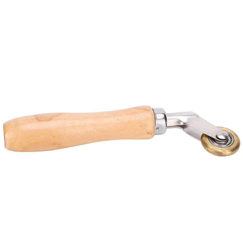 

PVC/TPO/EPDM Single Ply Roofing Brass Penny Roller Vinyl Flooring Corner Detail Seam Roller (6Mm X 30Mm)