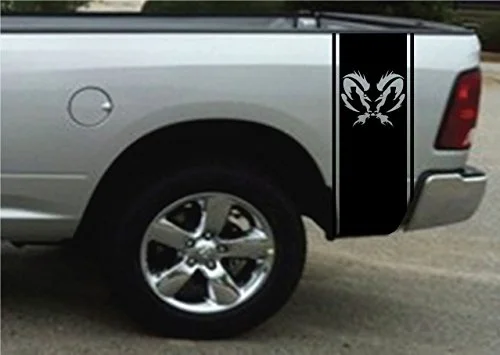 

Для стайлинга автомобиля 2 наклейки для кузова или полоски совместимы с Dodge Turbo Ram Pick Up