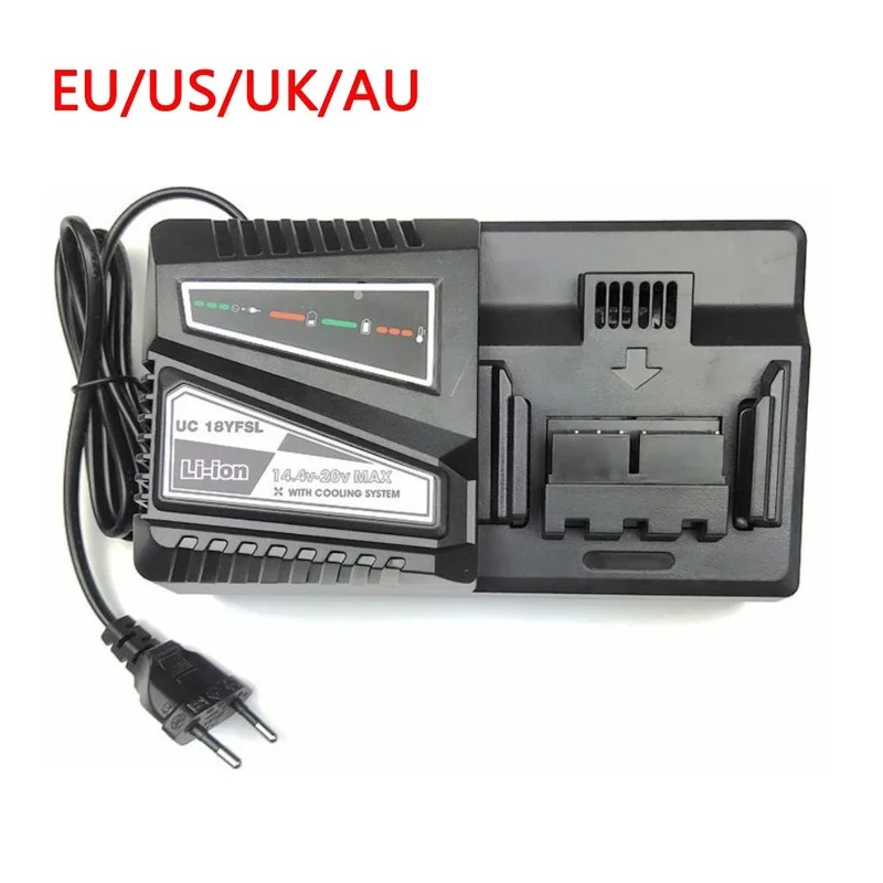 

UC18YSFL Li-ion Battery Charger for Hitachi Electrical Drill 14.4V- 18V Li-ion Battery BSL1815 BSL1820 BSL1825 BSL1830 Series