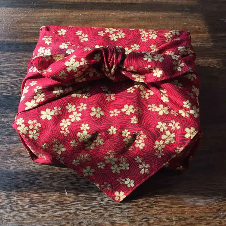 Фурошики хлопчатобумажные японские большого размера 35 см/японский классический