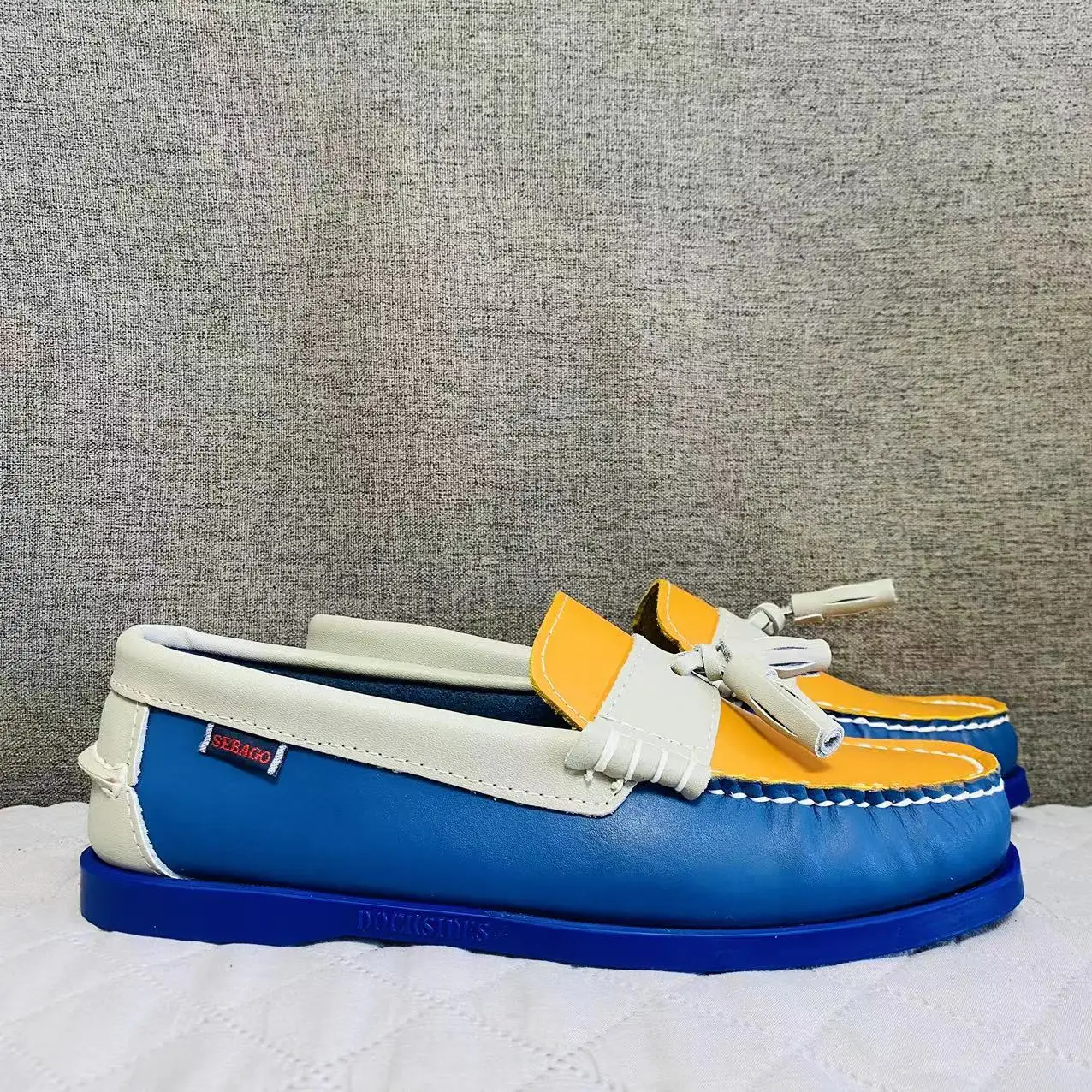 Мужские Аутентичные туфли seбаго Docksides кожаные топ-сайдеры класса премиум на