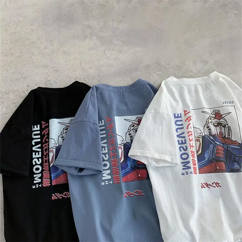 

Футболка мужская/детская с коротким рукавом, молочный шелк с 3D принтом воина, мультяшный пуловер в стиле аниме, подарок