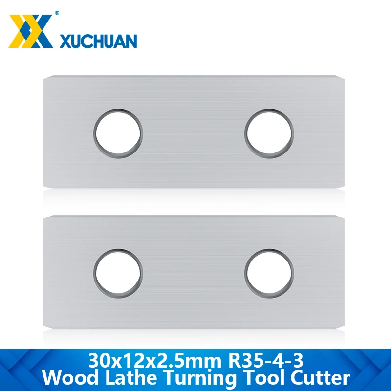 

Carbide Insert Cutter 30x12x2.5mm 35 Degrees Chamfer 4-3 Degrees CNC Turning Tools Cutters Wood Lathe Turning Tool Cutter