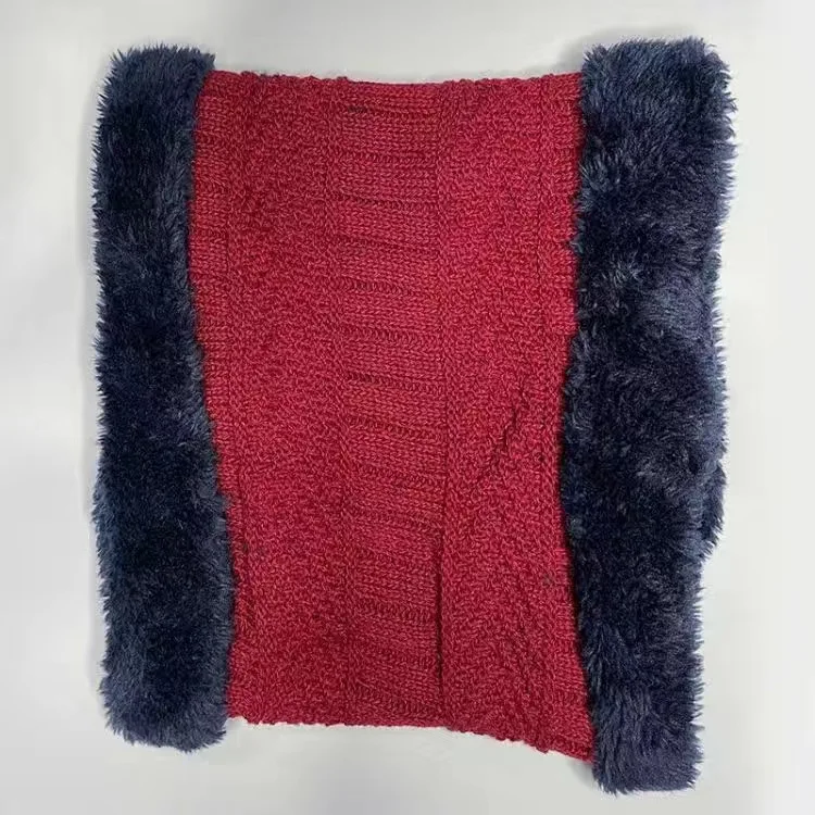 

Новинка, Зимняя Шапка-бини для мужчин, вязаная шапка, Женская Толстая шерстяная шапка-шарф, Балаклава, набор женских шапок