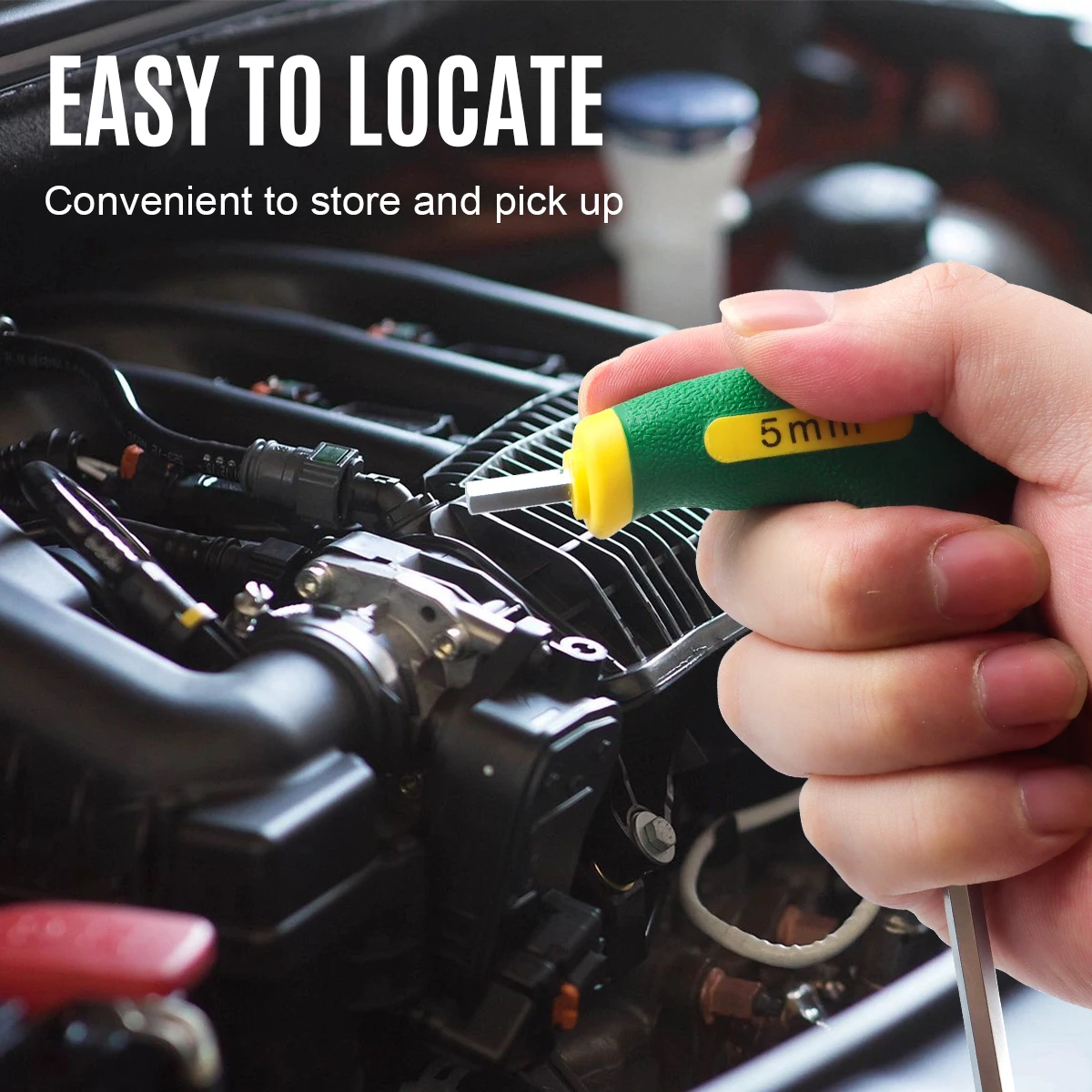 WOZOBUY Набор Шестигранных Ключей С Т-образной Ручкой Метрический Размер Для