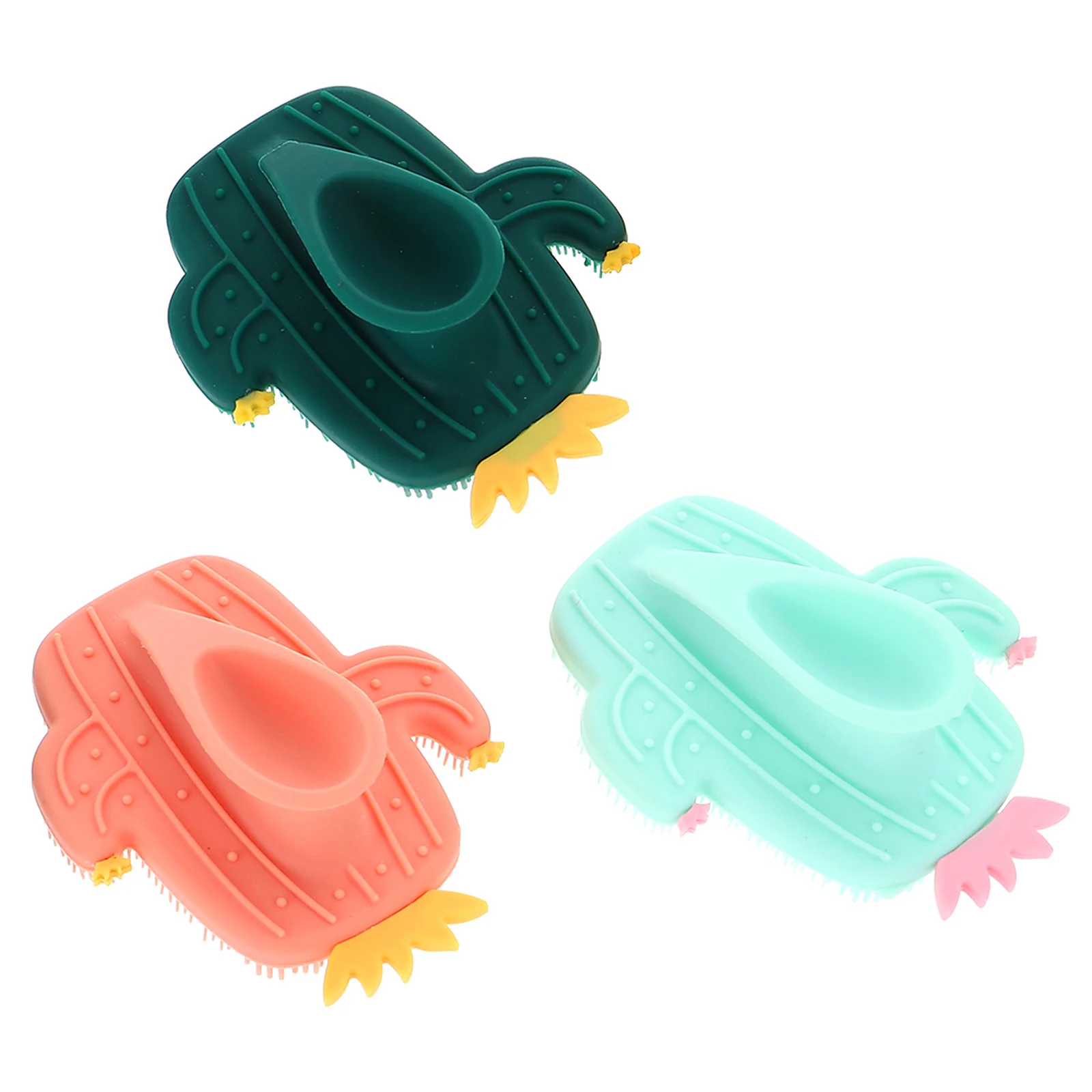 

3pcs Face Scrub Brush Silicone Pore Scrubber Silicone Face Washer Manual Face Scrubber Face Cleansing Brushes