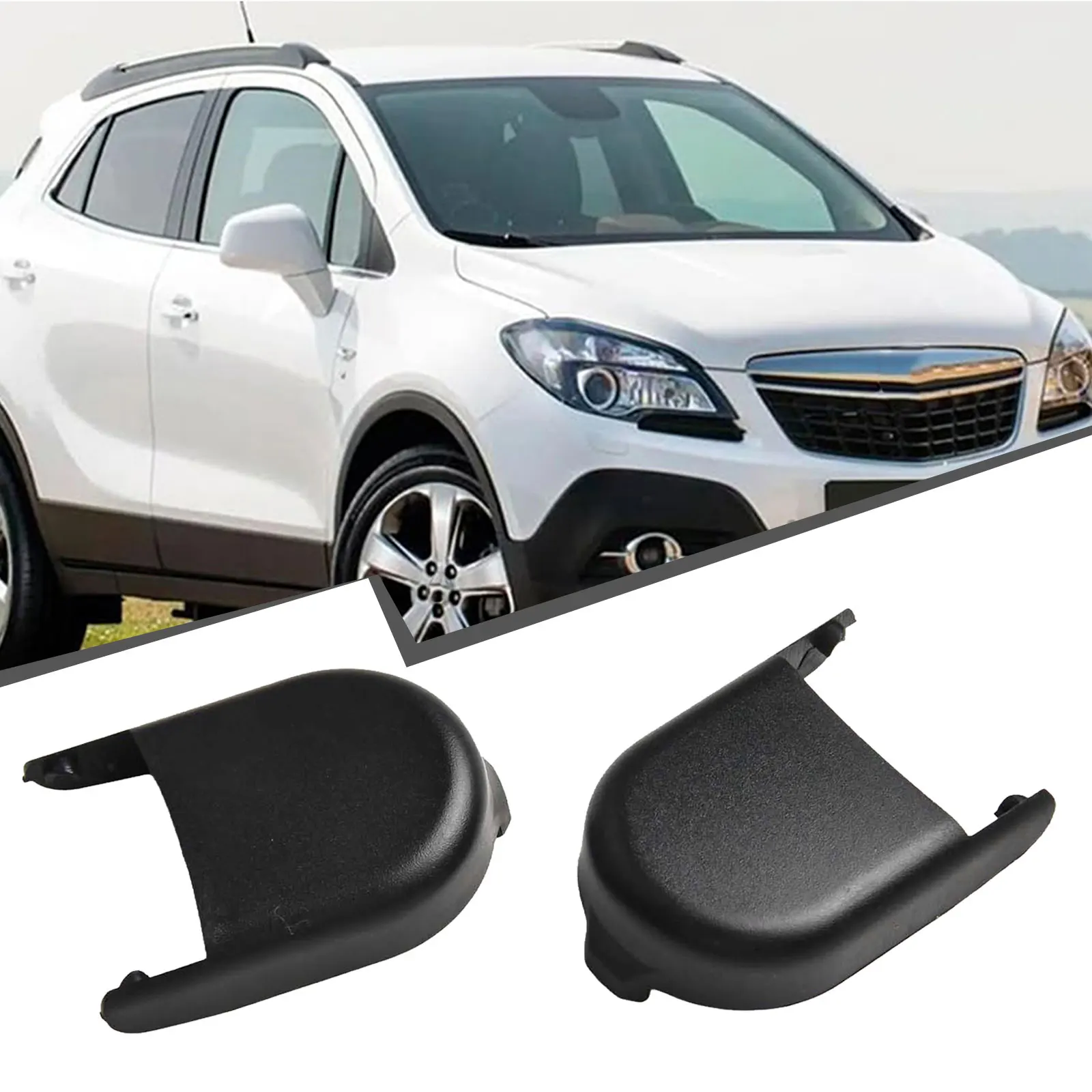 

2 шт. черная крышка гайки переднего стеклоочистителя 95271190 Для Opel для Mokka 2012-2018 для BUICK для Enclave 2008-2017 для моделей GMC