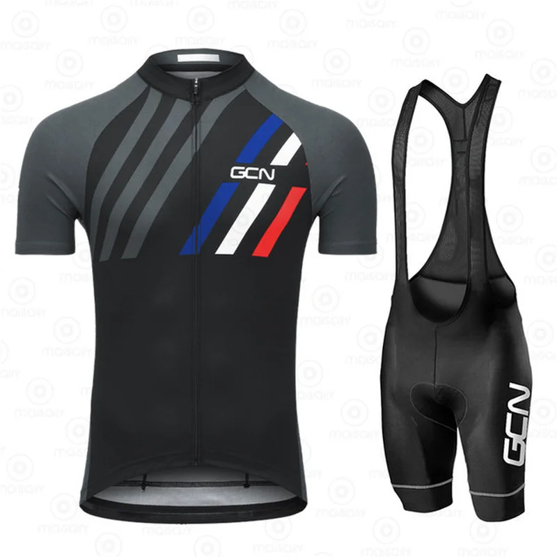 

2022 GCN new men Cycling Clothing Jersey Sets Road Bike Short Clothes Summer Bicycle tops Triathlon Skinsuit Cycle Shirt