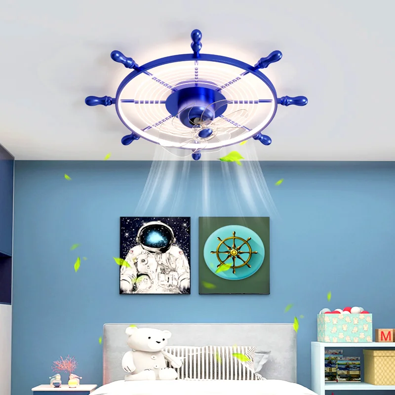 

Pendant Lights 2023 Nordic decorative led Ceiling lamps Chandeliers fan kids bedroom Ceiling fan with led lighting and control