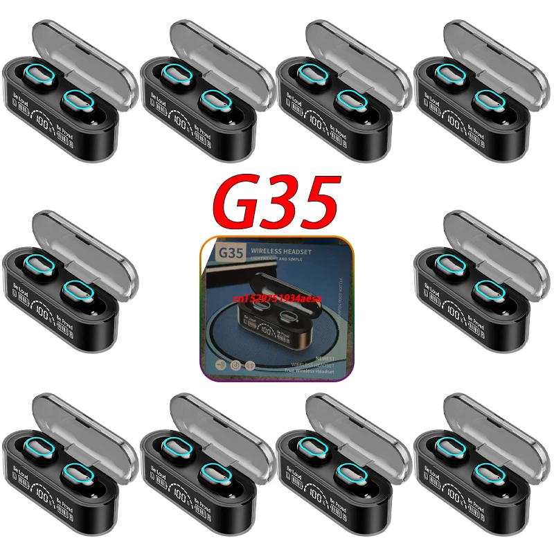 

Bluetooth-гарнитура G35, TWS, 5/10 шт., с микрофоном