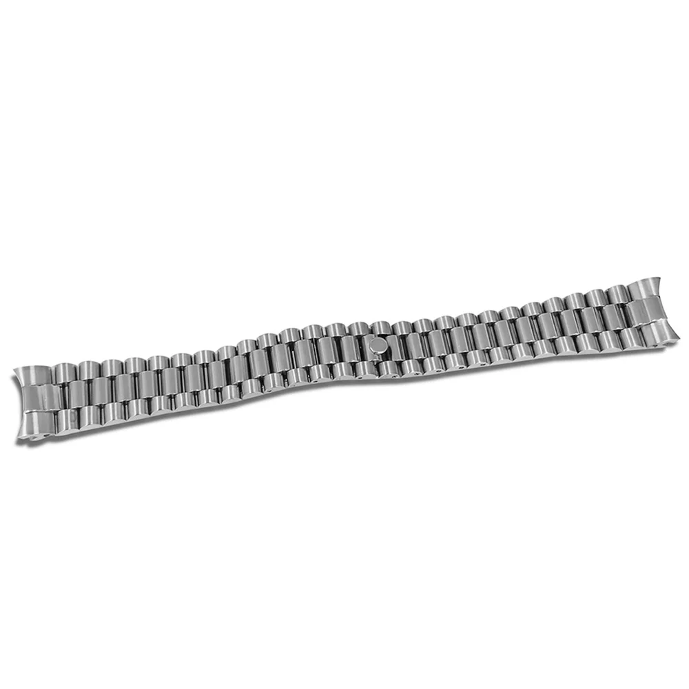 

20MM Stainless Steel Watch Strap Three-bead Steel Belt Bracelet for SUB 40MM Watch Case Accessories