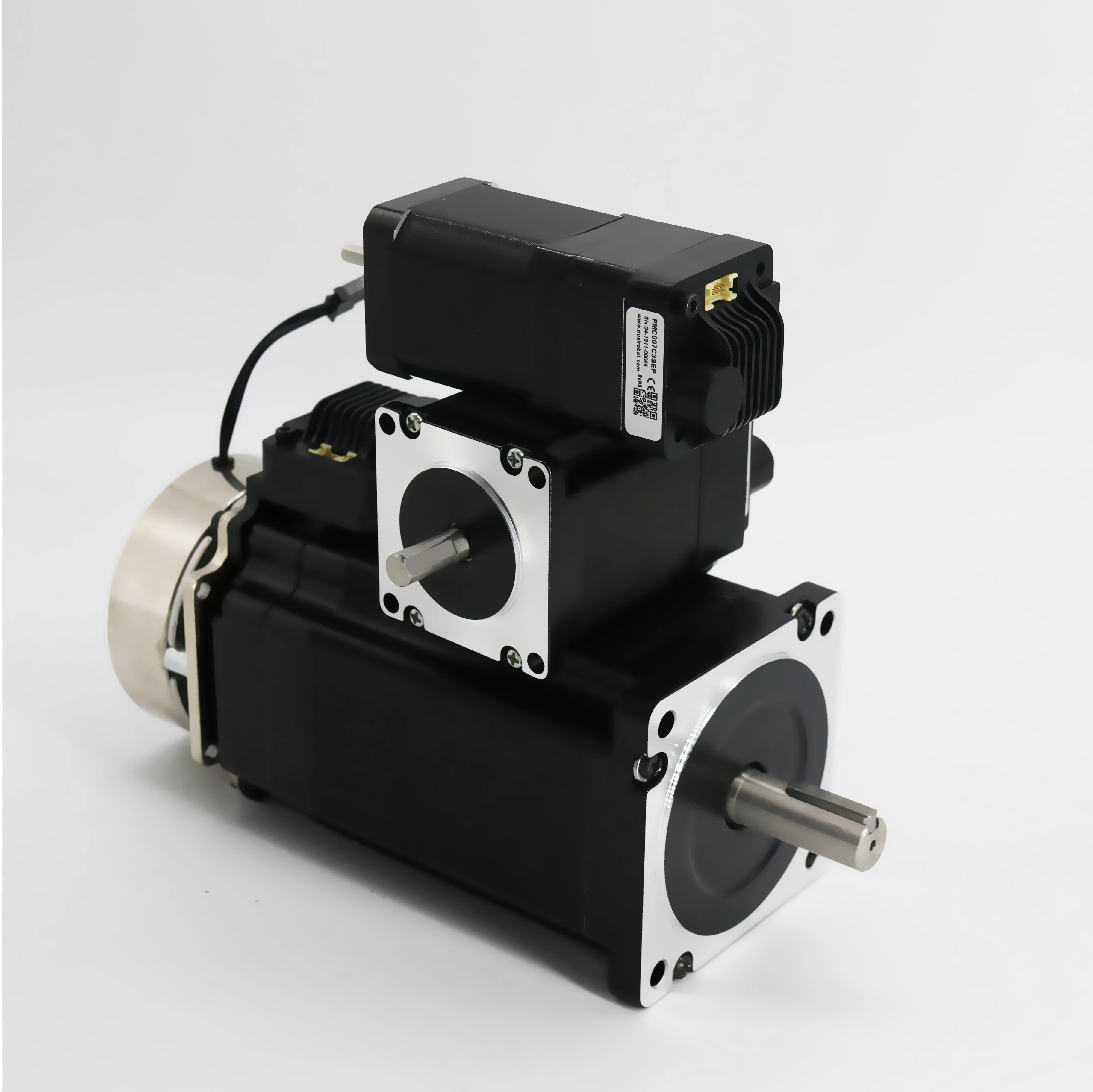 Шаговый двигатель постоянного тока NEMA23 IP65 Modbus/CANbus интегрированный с замкнутым