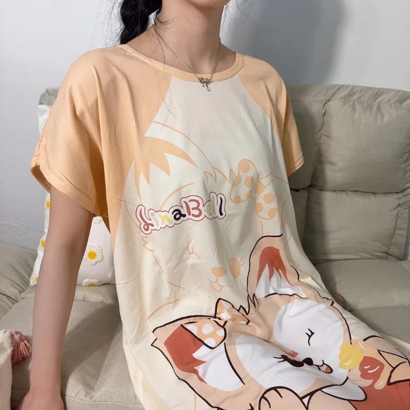 Ночная рубашка MINISO оранжевая