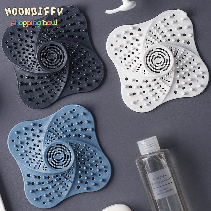 

Silicone Sink Strainer Anti-blocking Hair Catcher Hair Stopper Shower Floor Covers Sink Strainer Filter Bathroom Accessories