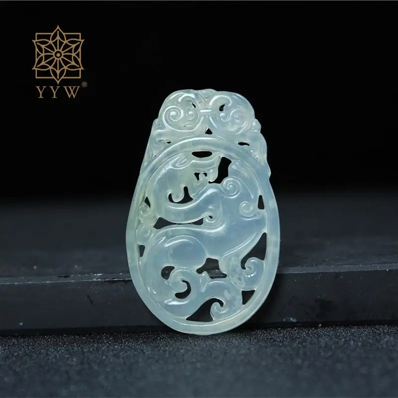 

2 шт./упаковка, бусины-подвески из натурального нефрита