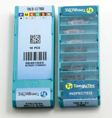 

TDXU3E-0.3 TT9030 10 шт./лот карбидные вставки инструмент для внутренней обточки торцевая фреза токарный нож фрезеровка cnc детали
