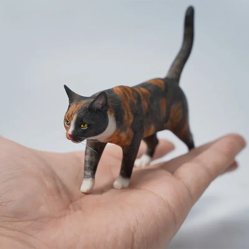 JXK 1/6 масштабная имитация смолы Felis Catus модель животного милый кот маленькая