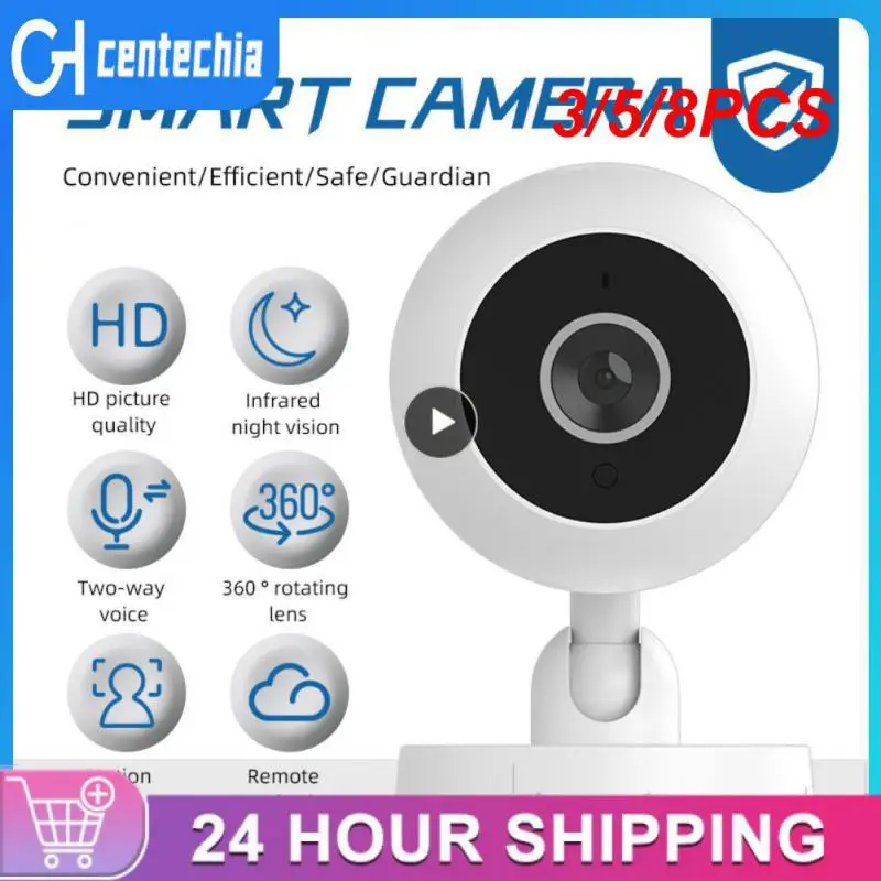 

3/5/8PCS Motion Detection Two-way Voice Call Wifi Camera Remote Monitoring Intelligent Camera Night Vision Surveillance Camera