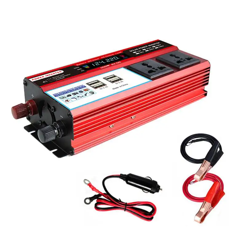 

Car Power Converter 50hz High Quality Portable Multifunctional Universal Car Accessories Pure Sine Wave Power Inverter