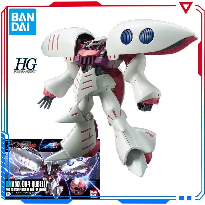 

Bandai HGUC 1/144 AMX-004 QUBELEY Gundam Action Figure AXIS PROTOTYPE Mobile Suit FOR NEWTYPE Plastic Model Kit Toys for Boys