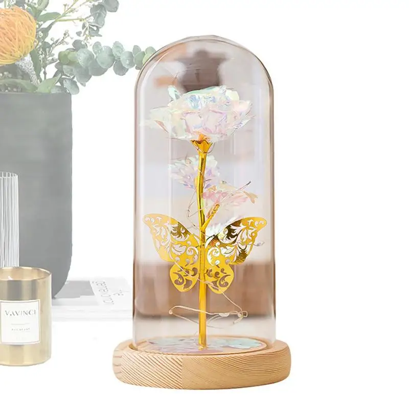 

Вечная роза в общежитии, изысканное настольное украшение, День Святого Валентина, День рождения, День матери, свадьба для жен, влюбленных и подруг