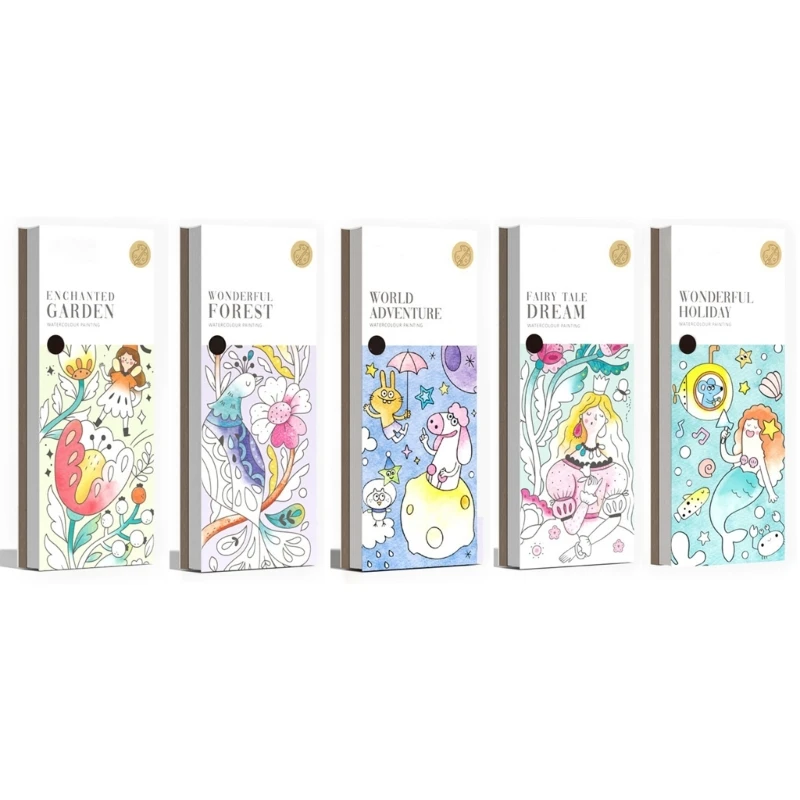 

Doodle Books Pocket Gouache Doodle Book Gift for Kids Art Painting Illustration