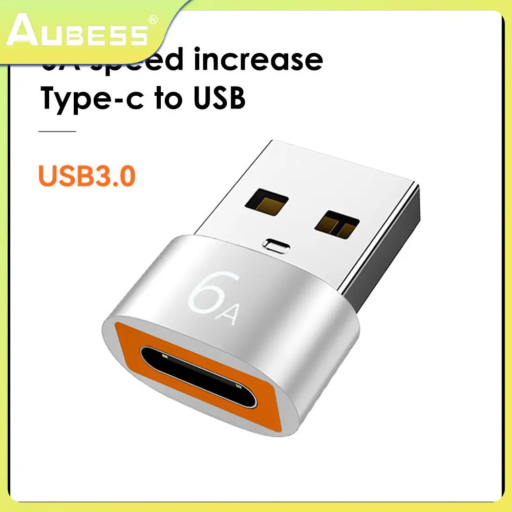 

6a Type C Female To Usb A Otg Adapter Fast Charging Converter Usb C Female To Usb Male Data Transfer Adapter Mini Adapter