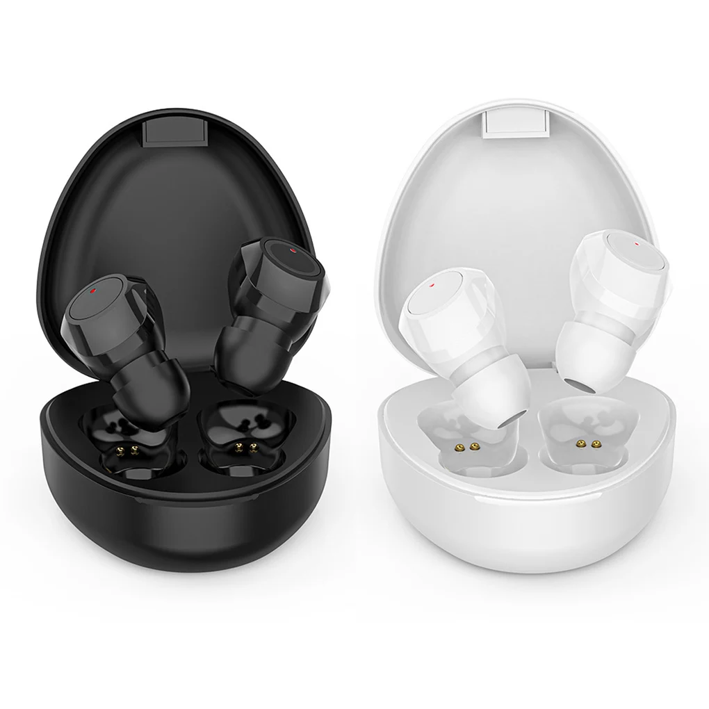 

Earbuds In-ear True Wireless Bluetooth-compatible Stereo Headset Portable Universal Voice Prompt Call Earphones