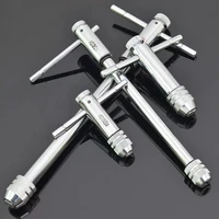 4pcs t type machine hand screw threading taps reamer drill tap and die wrench set taraud et filetage vis
