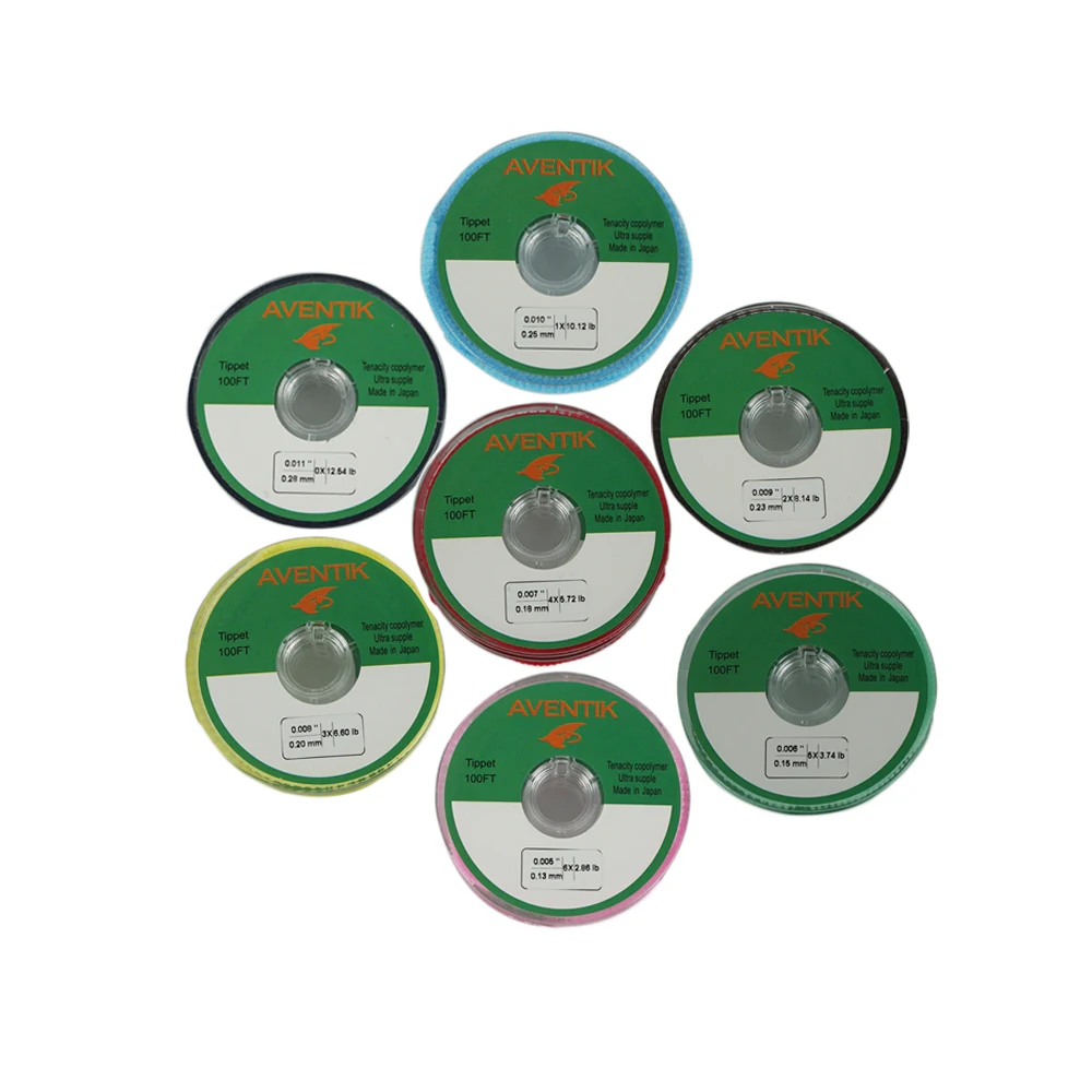 Aventik Fly Fishing Tippet Premium Copolymer Tippet Line 100ft/spool