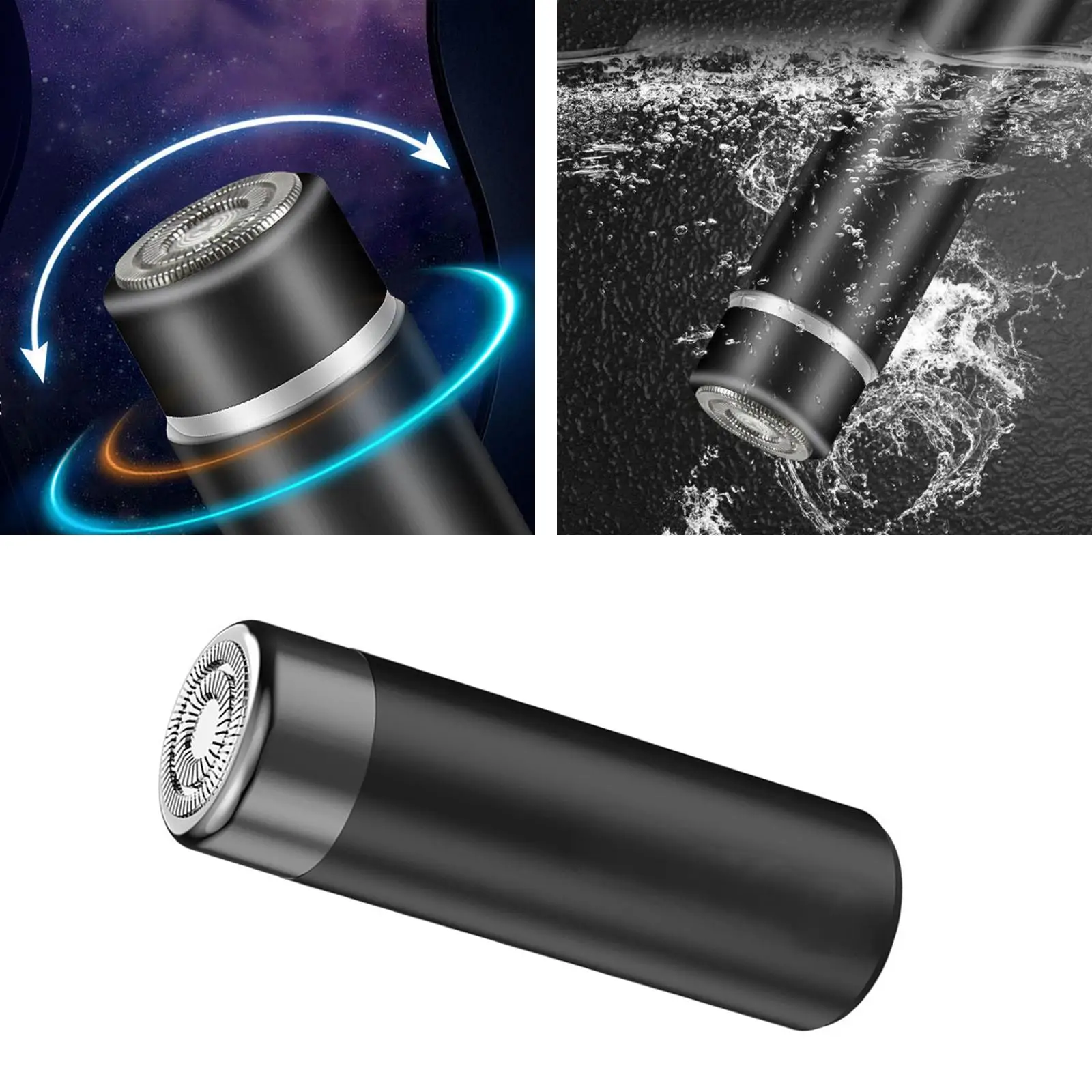 Electric Shaver Mini Portable Rechargeable Shaver Travel Pocket Size Washable Electric Razor Mini Beard Razor