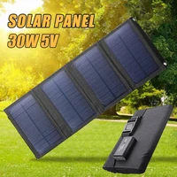 foldable solar panel usb charger 5v solar charger waterproof solar cell portable outdoor mobile power for camping hiking