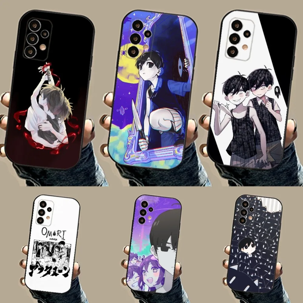 Чехол для телефона Omori Game Fanart Samsung S24 23 22 30 21 10 9 Note20 Ultra Lite 5G Plus FE черный мягкий чехол
